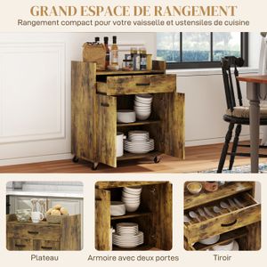 Desserte De Cuisine Avec 3 Paniers Siena Blanc | Leroy Merlin