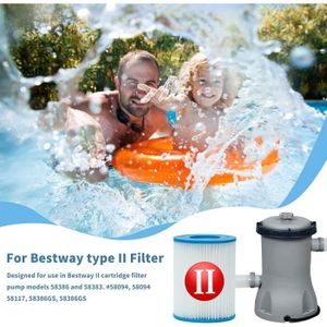 Lot De 3 Filtres En Mousse Réutilisables Pour Nettoyeur De Piscine Type II - Lavables, 58094