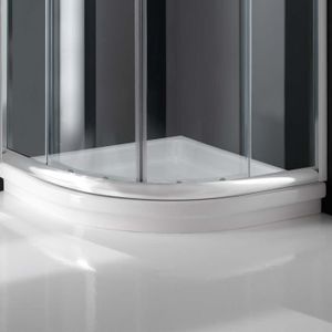 Cabine Douche Demi-Circulaire 90x90 H185 Opaque 6mm mod. Ready