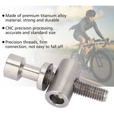 Vis De Tige De Selle De Vélo En Titane – M5x40 Mm – Couleur Titane, Résistante à La Corrosion
