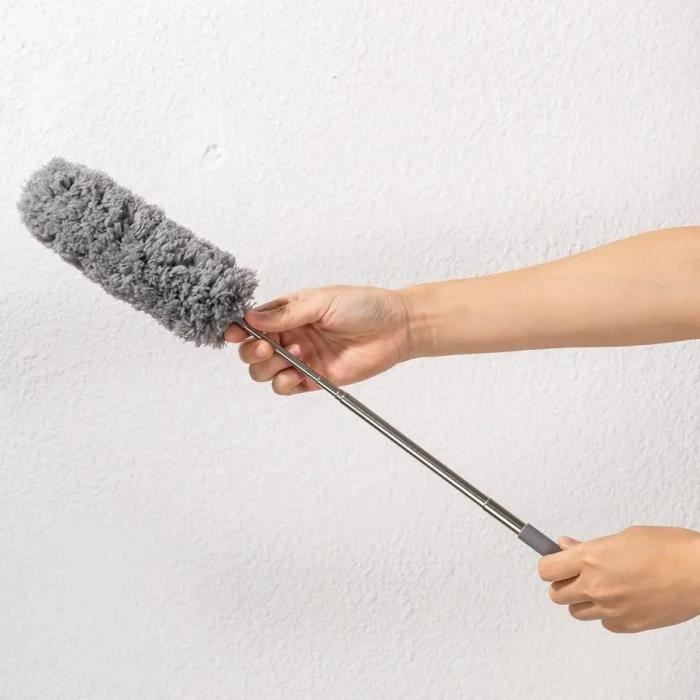 Plumeau Télescopique Lavable - 254 Cm De Long - Avec Manche