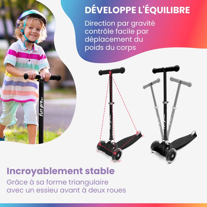 Apollo Trottinette Enfants Fun pour Whiz LED Trottinette 3 Roues Enfants à parti Apollo Trottinette Enfants Fun pour Whiz LED Trottinette 3 Roues Enfants à parti