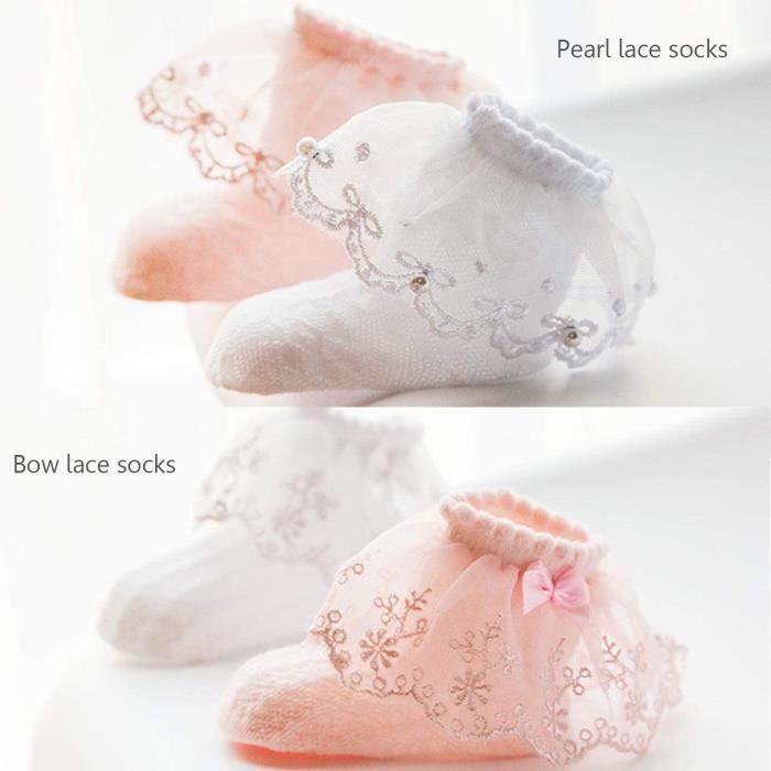 2/4 Paires De Chaussettes Bébé Fille 0 3 Mois Chaussettes - Temu Belgium