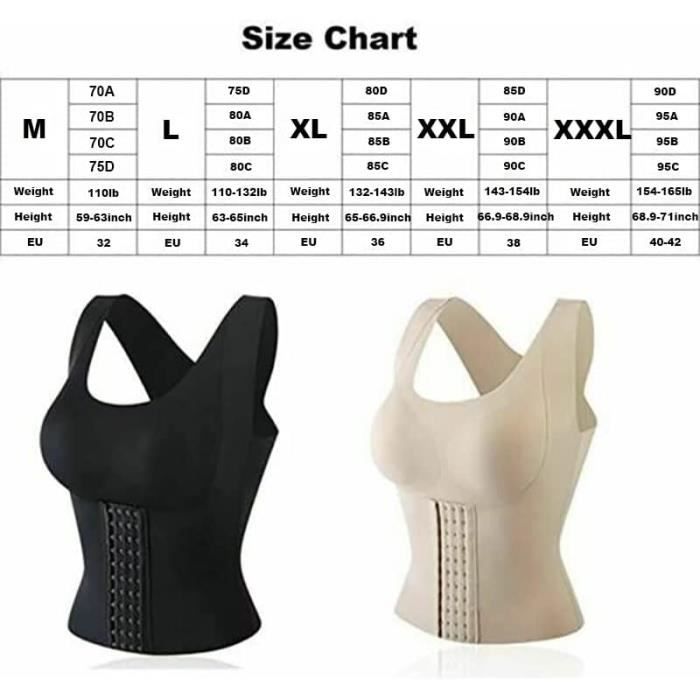3-in-1 Waist Buttoned Bra Shapewear for Women, Correcting Hunchback Body  Sculpting Tummy Control skin - Cdiscount Prêt-à-Porter