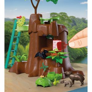 PLAYMOBIL 71600 Parc animalier avec visiteurs, My Life, 66 pièces, Dès