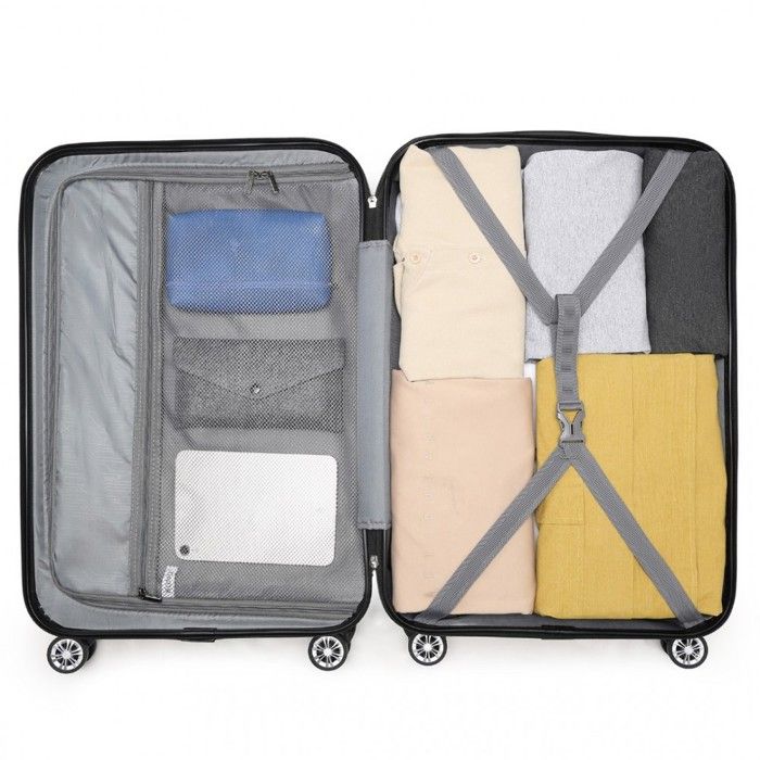 DONPEREGRINO Valise Cabine 55x40x20 Léger & Résistant, Bagage