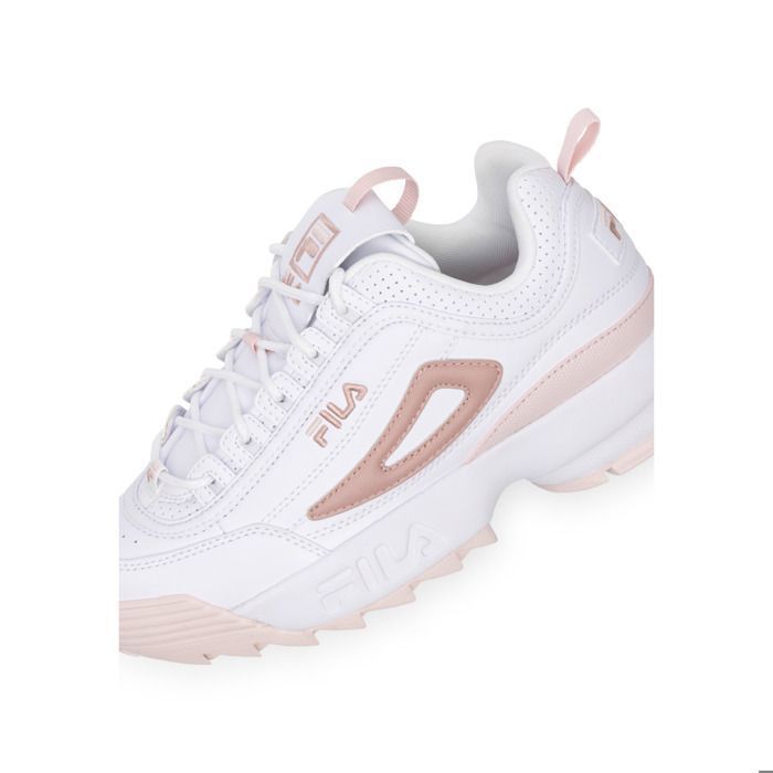 Baskets femme Fila Disruptor CB white-mauve chalk Cdiscount