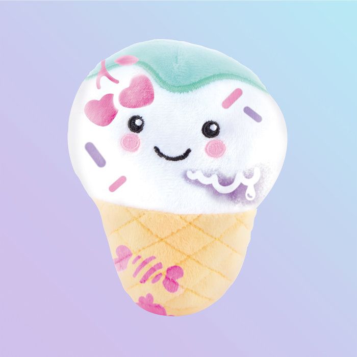 Canal Toys – AirbrushPlush Mini Peluche Food’Tastic à Décorer Avec Feutres Parfumés Et Pochoirs, Dès 6 Ans