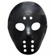 Masque de hockey sur glace Jason noir - GEHE - Costume Halloween Vendredi 13-0