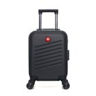 Valise Cabine XXS ZURICH 4 Roues - noir - SWISS KOPPER 46x32x20cm