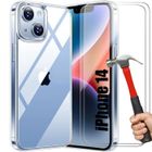 Coque TPU - BOOLING - pour iPhone 14 - Protection Antichoc - 2 Verres Trempés - Transparente