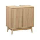 SWEEEK Meuble sous lavabo scandinave décor bois Linear