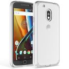 XEPTIO Coque gel TPU Lenovo Motorola Moto G4 4G semi transparente - Housse pochette