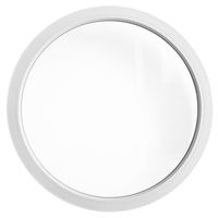 Fenêtre ronde fixe 850 mm PVC blanc oeil de boeuf