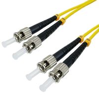 CableMarkt - Câble Fibre Optique ST / PC - ST / PC Monomode Duplex OS2 9 / 125 µm 3 m