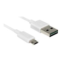DeLOCK EASY-USB Câble USB Micro-USB Type B (M) pour USB (M) USB 2.0 1 m connecteur A réversible, connecteur B micro réversible…