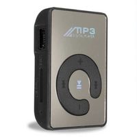 OCIODUAL Petit Mini Lecteur de Musique Numérique Portable MP3 Noir avec Clip Supporte Carte Micro SD Jusqu’à 32Go pour Sport