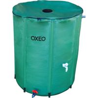 Réservoir récupérateur d'eau de pluie 550 Litres - OXEO - PVC armé souple - Blanc