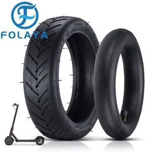 FOLAYA 8 1/2 Chambre à air et Pneu Extérieur, Extérieur de Roue de Pneu de 8,5 Pouces pour Scooter Électrique Xiaomi Mijia