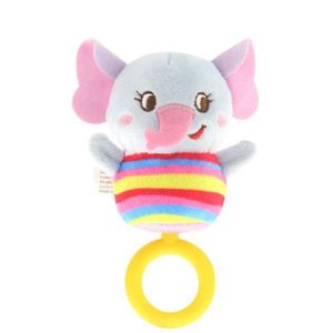 Hochets Shaker Poign/ée de d/éveloppement jouets pour b/éb/é b/éb/é b/éb/é Rhythm Peluche mignon avec son 3 6 9 12 mois et cadeaux-vert Nouveau-n/é