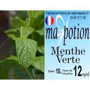 LIQUIDE E-liquide Français MaPotion MENTHE VERTE 12mg eGo