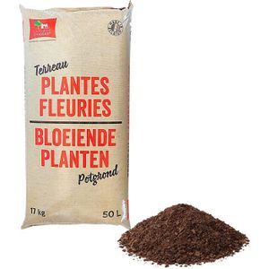 TERREAU - SABLE La Plaine Chassart - Terreau Plantes Fleuris 50L - Solution de Rempotage avec Argile - Toutes Variétés de Plantes Intérieur et Extér
