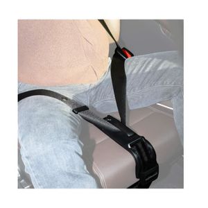 Coussin de protection pour siège auto avec clip ceinture abdominale arrière  pour femme enceinte (rose)