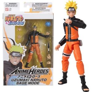FIGURINE - PERSONNAGE Figurine Naruto Mode Hermite - BANDAI Anime Heroes - 17 cm - 16 points d'articulation