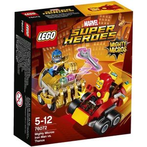 ASSEMBLAGE CONSTRUCTION LEGO® Marvel Super Heroes 76072 Mighty Iron-Man contre Thanos
