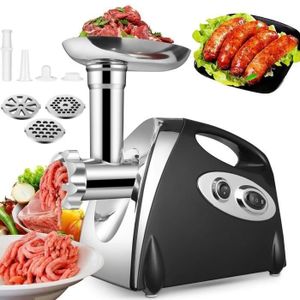Hachoir à Viande électrique Ormismart 2800W - Inox - 220V - Rouge - Neuf
