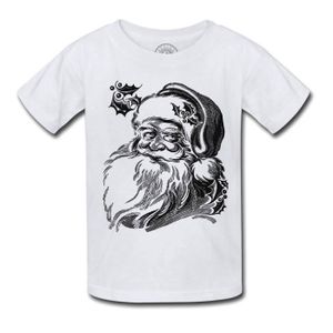 T-Shirt de Noël Homme Mince Pi - Noir Clothing