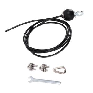Câble Poulie Musculation Topfinder - Acier Gainé PU - Longueur 5m - Capacité 125kg