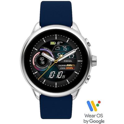 Montre Smartwatch unisex Fossil Gen 6 display wellness edition Bleu FTW4070 Cdiscount Telephonie