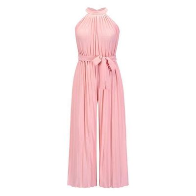 Combinaison Sans Manches Plissée Pour Femmes Grande Taille - Salopette Loose Rompers Été