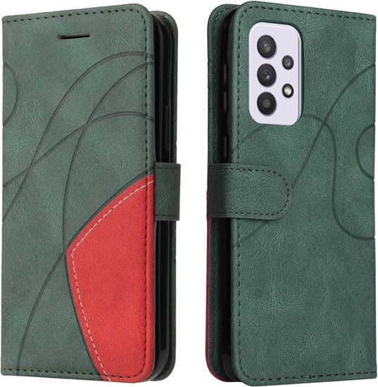 COQUE Custodia Porta Carte Per Realme C21, Cover In Similpelle Con Chiusura Magnetica, Funzione Supporto, Nera - 4