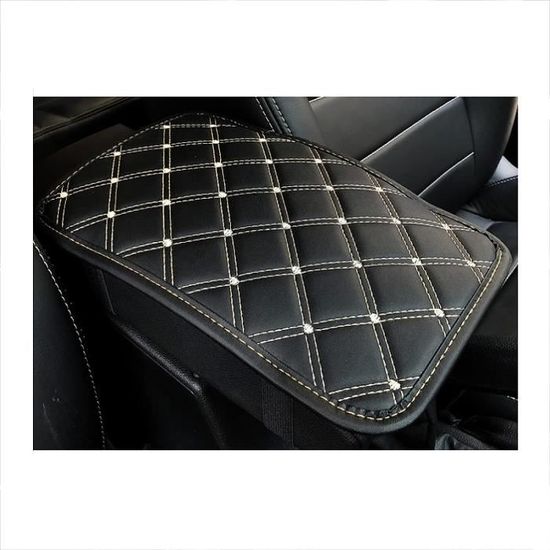 Accoudoir Central Universel Pour Voiture - Chromé, Avec Boîte De Rangement Intégrée Et Rembourrage Confortable