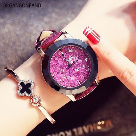 Grosse montre sales femme originale