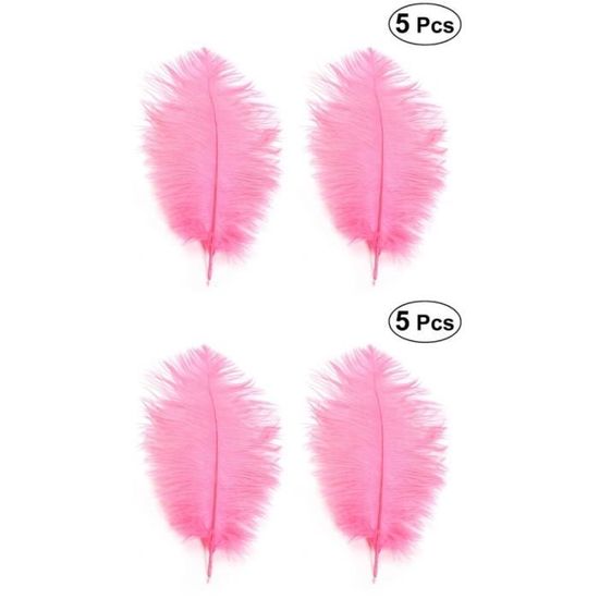 Lot De 4 Oiseaux Décoratifs En Mousse Et Plumes Avec Clips - Assortis (rose, Orange, Jaune, Vert)
