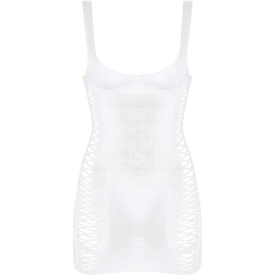 BABYPHAT Abito Mini Aderente In Rete Trasparente Con Collo - Foto 8