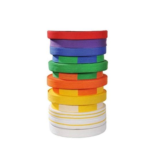 Ceinture De Judo Tremblay - Rouleau 25m 100% Coton - Blanc, Jaune, Orange & Couleurs Disponibles