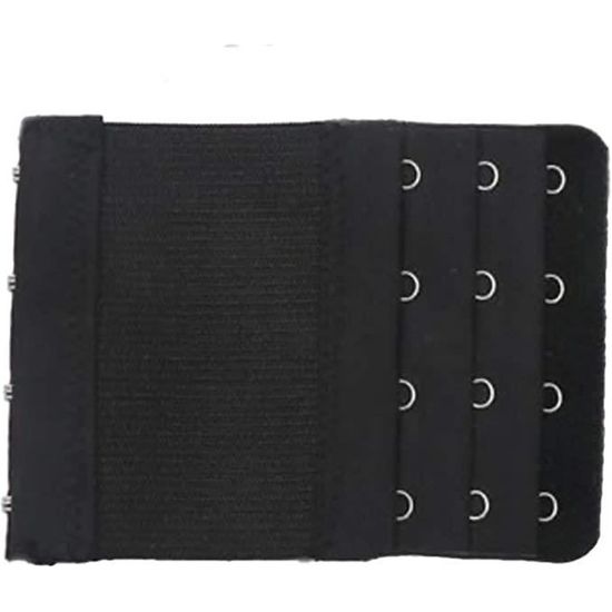Rallonge Extension Pour Soutien-Gorge Kissa - 2 Crochets Extensibles, Coton, Lavable En Machine