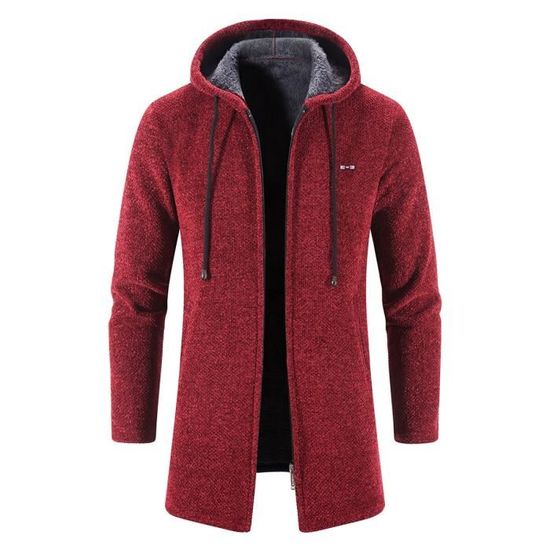 Cardigan Homme RUMAOZIA - Tricot Fin, Fermeture éclair, Coupe Droite, Léger, Pour Automne/hiver