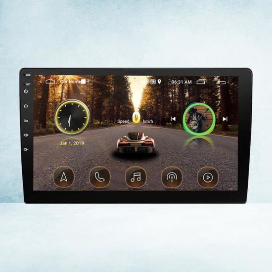 9 pouces HD voiture Mp5 Lecteur GPS Navigation Mp3 Radio AIO Machine pour Android   AUTORADIO