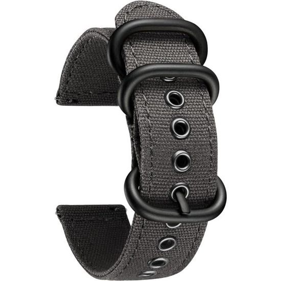 ALHOX Bracelet De Montre En Caoutchouc, 21mm 22mm, Noir, Rouge, Bleu