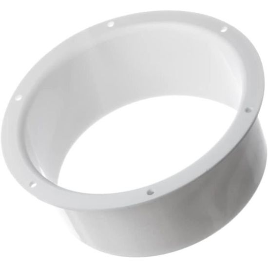 Connecteur De Conduit Ventilation 300 Mm - Bride Carrée En ABS, Pour Tuyaux D'extraction, Hottes