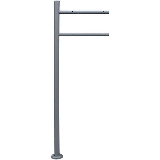 Socle En Métal Noir Artisanal 100x23x23 Cm - Pour Intérieur Et Extérieur - Support Robuste Pour Sculptures, Plantes, Objets Décoratifs
