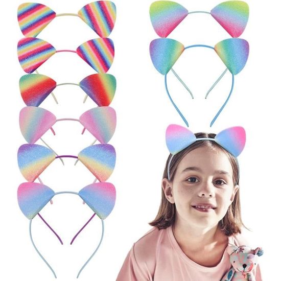 Serre-tête Coeur Bandeau Paillettes Bandeau Coeur Paillettes Cheveux Accessoires Serre Tete Fille Paillettes Oreilles Bandeau Bandeau Coeur Valentin