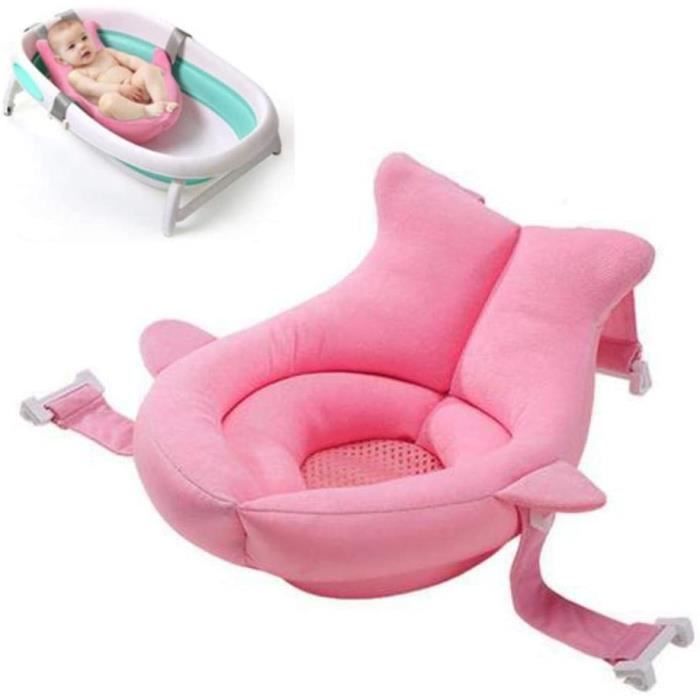 Coussin Bain Bébé Pliable - Sécurité Nouveau-né 0-1 An