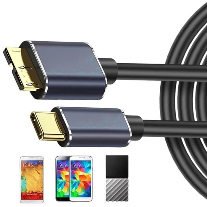 Câble De Disque Dur Usb, Cordon Mobile Universel De Type C, Connecteur De Disque Dur Externe