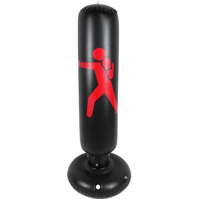 BOYOU Sac de boxe gonflable de culbuteur de colonne de forme physique de PVC de taille de 160cm Hit Hit Sandbag Adultes